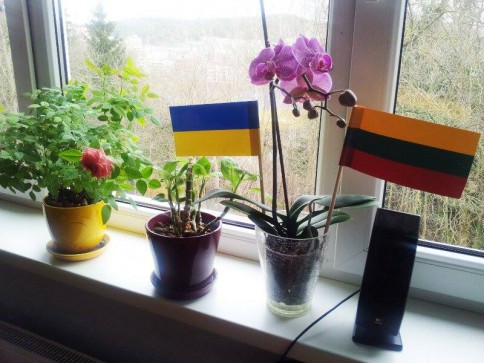 Šiandien visos gėlės žydi laisvai Lietuvai.